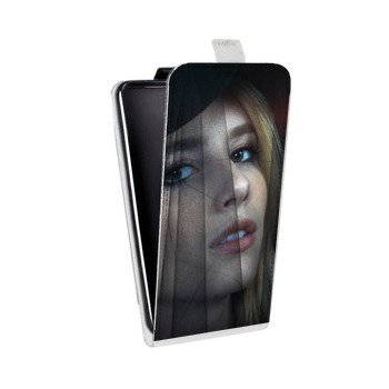 Дизайнерский вертикальный чехол-книжка для Samsung Galaxy S6 Edge Эмма Робертс (на заказ)