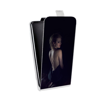 Дизайнерский вертикальный чехол-книжка для Iphone 7 Plus / 8 Plus Эмма Робертс (на заказ)