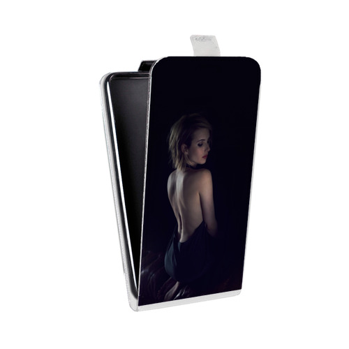 Дизайнерский вертикальный чехол-книжка для ASUS ZenFone 5 Lite Эмма Робертс