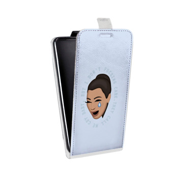 Дизайнерский вертикальный чехол-книжка для Huawei Honor 8X Ким Кардашьян (на заказ)