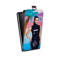 Дизайнерский вертикальный чехол-книжка для HTC Desire 530 Ким Кардашьян