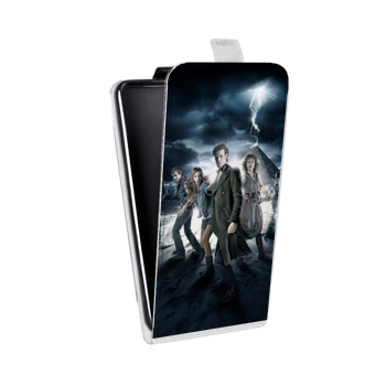 Дизайнерский вертикальный чехол-книжка для Samsung Galaxy Note 2 Доктор Кто (на заказ)