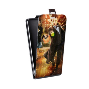 Дизайнерский вертикальный чехол-книжка для Huawei P9 Доктор Кто (на заказ)