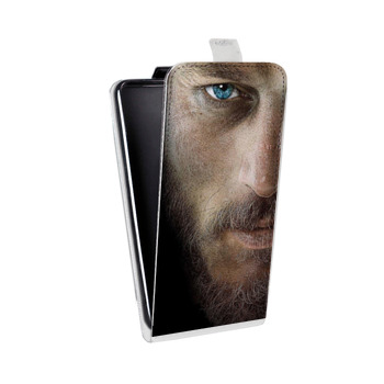 Дизайнерский вертикальный чехол-книжка для Samsung Galaxy S6 Edge Викинги (на заказ)