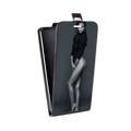 Дизайнерский вертикальный чехол-книжка для HTC Desire 728 Ирина Шейк