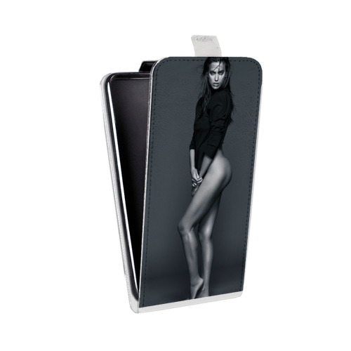 Дизайнерский вертикальный чехол-книжка для LG G7 Fit Ирина Шейк
