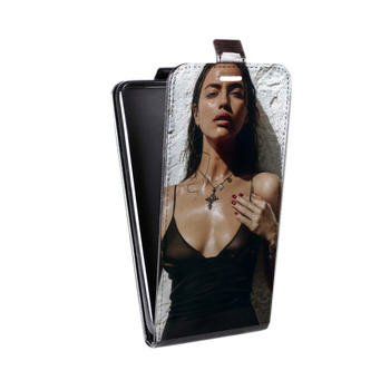 Дизайнерский вертикальный чехол-книжка для LG K7 Ирина Шейк (на заказ)