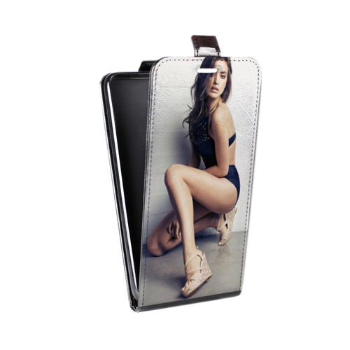 Дизайнерский вертикальный чехол-книжка для HTC Desire 530 Ирина Шейк