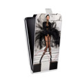 Дизайнерский вертикальный чехол-книжка для LG K4 Риана