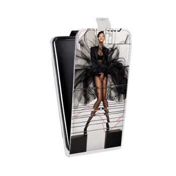Дизайнерский вертикальный чехол-книжка для Nokia 5 Риана (на заказ)