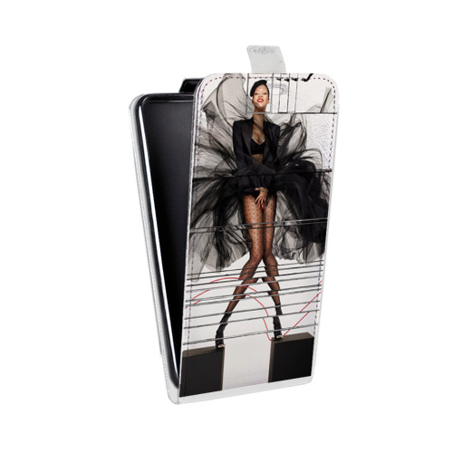 Дизайнерский вертикальный чехол-книжка для Sony Xperia go Риана