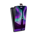 Дизайнерский вертикальный чехол-книжка для LG G3 (Dual-LTE) Северное сияние
