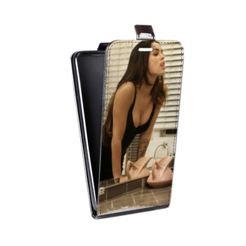 Дизайнерский вертикальный чехол-книжка для Iphone 7 меган фокс (на заказ)