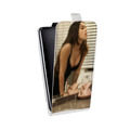 Дизайнерский вертикальный чехол-книжка для LG G7 Fit меган фокс