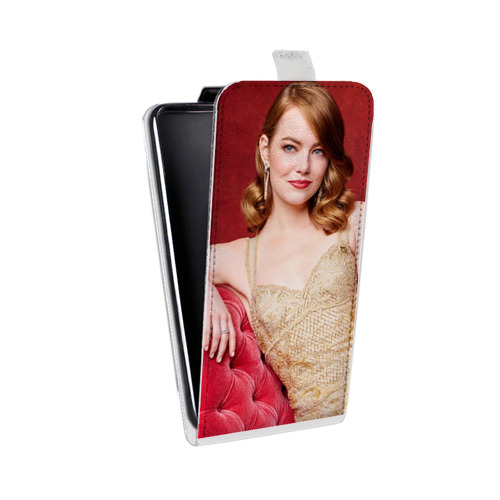 Дизайнерский вертикальный чехол-книжка для Samsung Galaxy M51 Эмма Стоун