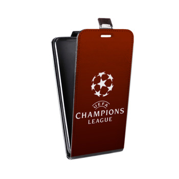 Дизайнерский вертикальный чехол-книжка для Iphone 7 лига чемпионов (на заказ)