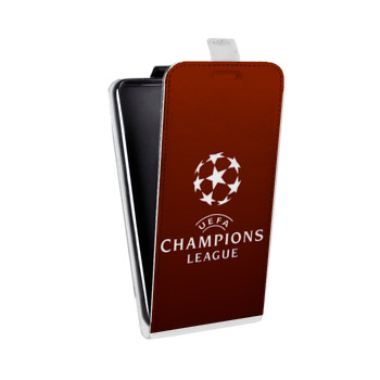 Дизайнерский вертикальный чехол-книжка для Iphone 5s лига чемпионов (на заказ)