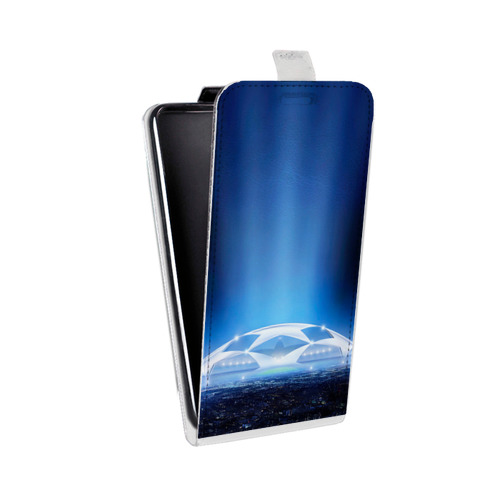Дизайнерский вертикальный чехол-книжка для Samsung Galaxy J1 mini (2016) лига чемпионов