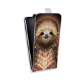 Дизайнерский вертикальный чехол-книжка для LG G7 Fit Яркие животные