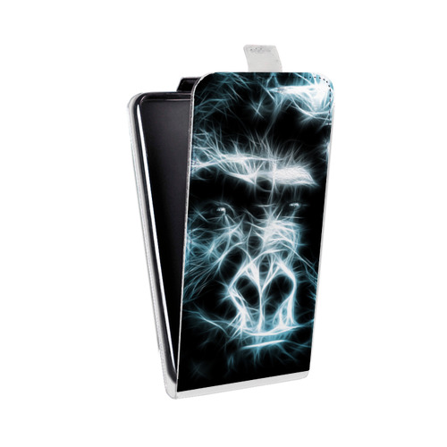 Дизайнерский вертикальный чехол-книжка для ASUS ZenFone 5 Lite Пламенные животные
