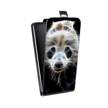 Дизайнерский вертикальный чехол-книжка для Iphone 7 Пламенные животные (на заказ)
