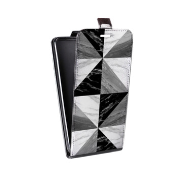 Дизайнерский вертикальный чехол-книжка для Samsung Galaxy S5 (Duos) Мраморные тренды (на заказ)