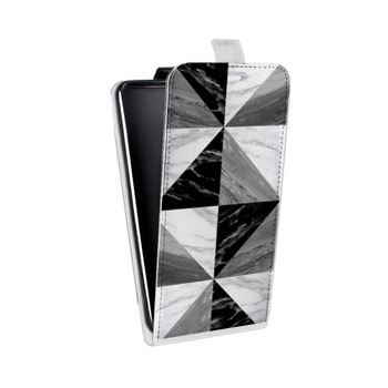 Дизайнерский вертикальный чехол-книжка для Samsung Galaxy S6 Edge Мраморные тренды (на заказ)