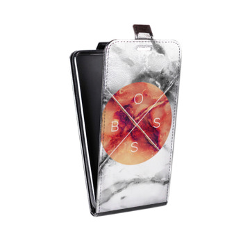 Дизайнерский вертикальный чехол-книжка для Sony Xperia Z3 Мраморные тренды (на заказ)