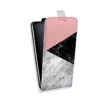 Дизайнерский вертикальный чехол-книжка для Samsung Galaxy S8 Plus Мраморные тренды (на заказ)