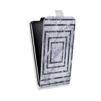 Дизайнерский вертикальный чехол-книжка для ASUS ZenFone 5 ZE620KL Геометрический мрамор (на заказ)
