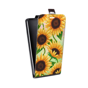 Дизайнерский вертикальный чехол-книжка для Sony Xperia E5 Романтик цветы (на заказ)