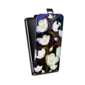 Дизайнерский вертикальный чехол-книжка для LG Optimus G2 mini Органические цветы