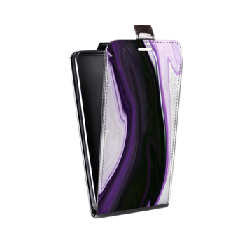 Дизайнерский вертикальный чехол-книжка для Huawei Honor 8s Цветные агаты (на заказ)