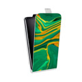 Дизайнерский вертикальный чехол-книжка для Sony Xperia go Цветные агаты