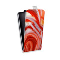Дизайнерский вертикальный чехол-книжка для Samsung Galaxy Grand Цветные агаты