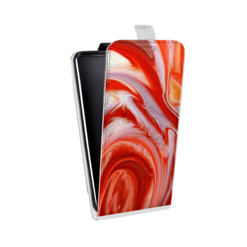 Дизайнерский вертикальный чехол-книжка для HTC One Mini Цветные агаты (на заказ)