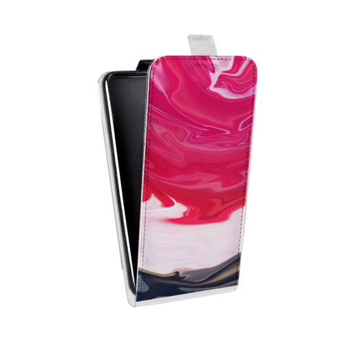 Дизайнерский вертикальный чехол-книжка для HTC Desire 516 Цветные агаты