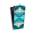 Дизайнерский вертикальный чехол-книжка для Iphone 12 Mini Цветные агаты