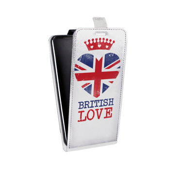 Дизайнерский вертикальный чехол-книжка для HTC Desire V British love (на заказ)
