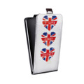 Дизайнерский вертикальный чехол-книжка для Asus ZenFone 3 Deluxe British love