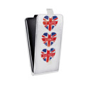 Дизайнерский вертикальный чехол-книжка для HTC U Ultra British love
