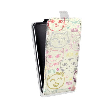 Дизайнерский вертикальный чехол-книжка для Iphone 5s Пастельный стиль (на заказ)