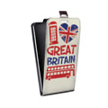 Дизайнерский вертикальный чехол-книжка для Asus ZenFone Live British love