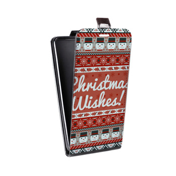 Дизайнерский вертикальный чехол-книжка для Iphone 5s Рождественный ацтек (на заказ)