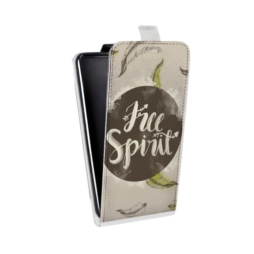 Дизайнерский вертикальный чехол-книжка для HTC Desire 601 Богемная душа