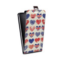 Дизайнерский вертикальный чехол-книжка для LG Optimus G2 mini British love