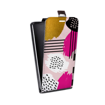 Дизайнерский вертикальный чехол-книжка для Alcatel One Touch Pop D5 Розовая империя (на заказ)