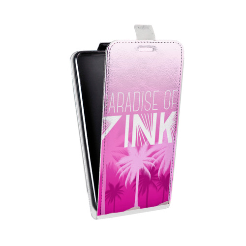 Дизайнерский вертикальный чехол-книжка для HTC Desire 601 Розовая империя