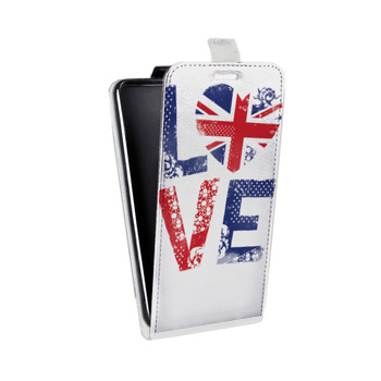 Дизайнерский вертикальный чехол-книжка для Huawei Y5 II British love (на заказ)