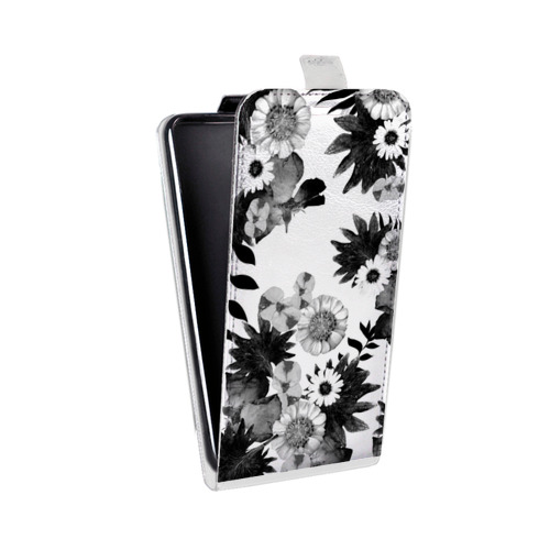 Дизайнерский вертикальный чехол-книжка для LG K4 Черно-белые тенденции